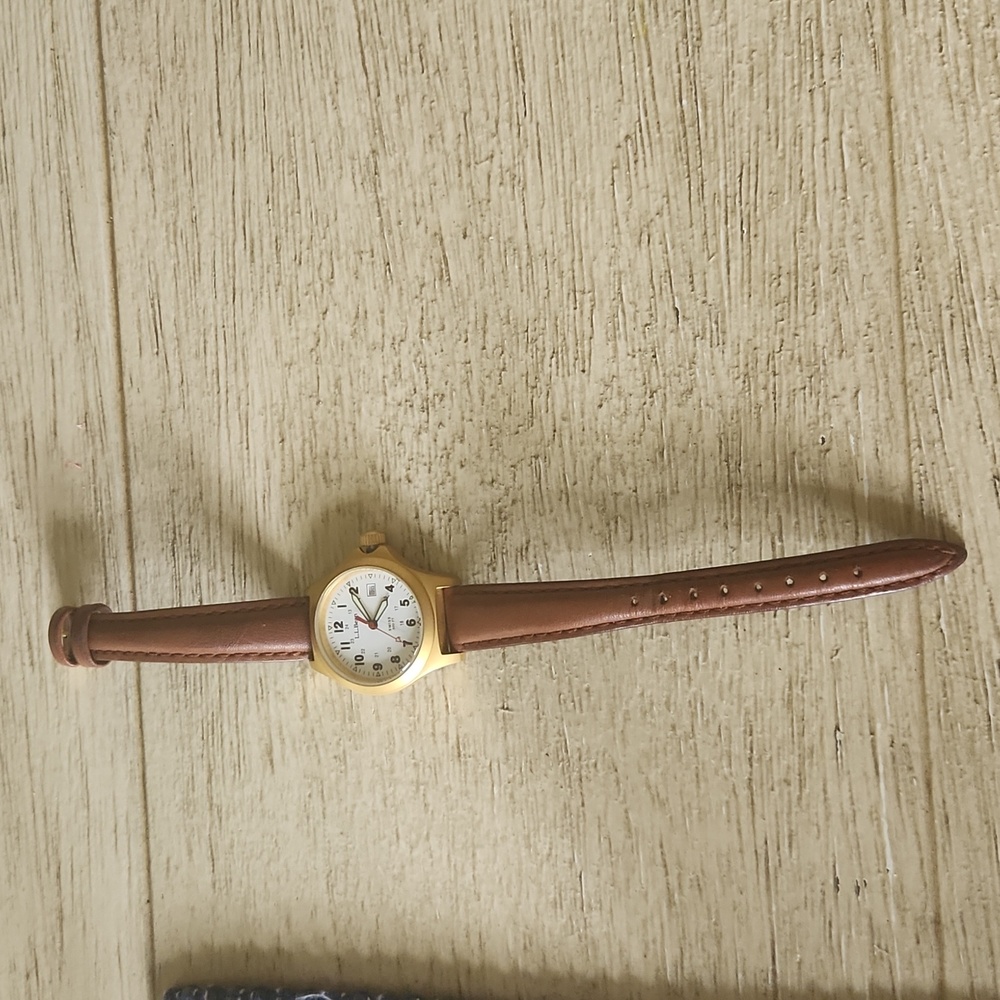 LL Bean analog watch with date calendar. Needs battery.